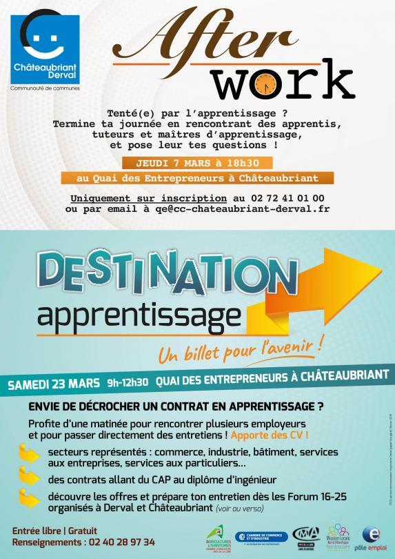 Loire-Atlantique – Afterwork, une « avant-soirée » pour échanger sur le thème de l’apprentissage