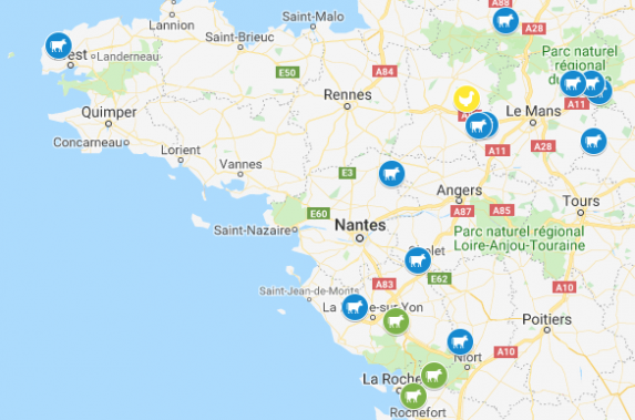 Loire-Atlantique - Une carte du bien-être animal pour valoriser les initiatives d'agriculteurs