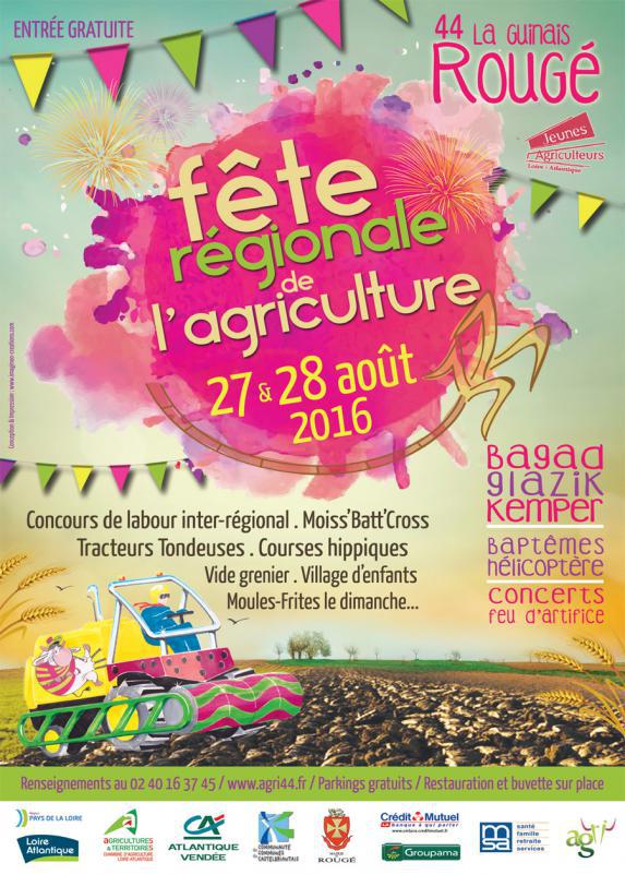 Affiche de la Fête Inter-Régionale de l'Agriculture 2016