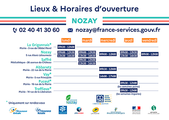 MSA – Votre France services de Nozay dans de nouveaux locaux