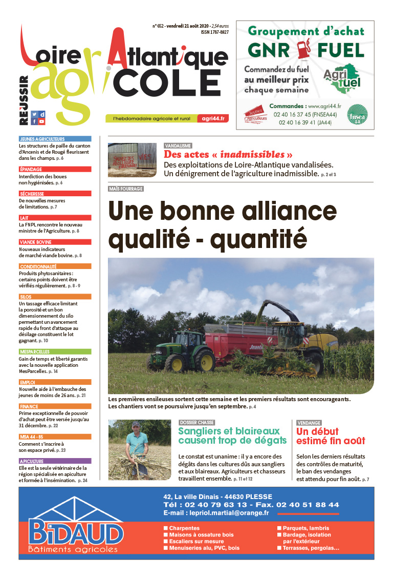 Votre Loire Atlantique Agricole est en ligne !